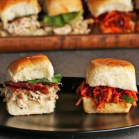 BBQ Pulled Chicken Sliders Recipe by Tasty image
