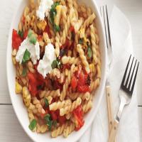 Grilled Tomato and Corn Pasta image
