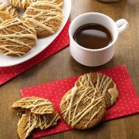 Coffee-Glazed Molasses Cookies image