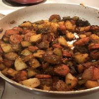 Fried Potatoes and Smoked Sausage image