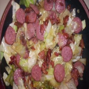 Smoked Sausage & Fried Cabbage_image