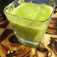 Orange-Pear Green Smoothie with Bok Choy_image