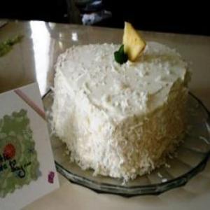 Lemon Layer Cake With Pineapple Filling_image