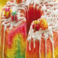Rainbow Angel Cake image