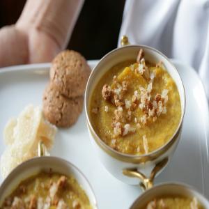 Pumpkin Pots de Crème with Amaretti-Ginger Crunch image