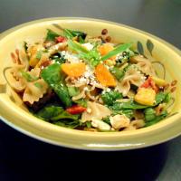 Greek Pasta Salad with Roasted Vegetables and Feta_image