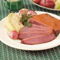 Glazed Corned Beef and Cabbage_image