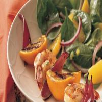 Grilled Shrimp Kabobs with Orange Spinach Salad image