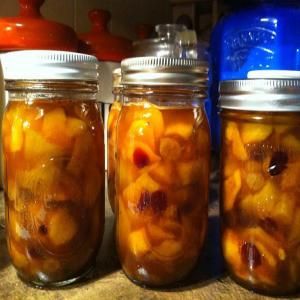 Peaches with Raisins and Cranberries_image