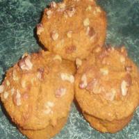 Healthy Pumpkin Bran Cream Cheese Muffins image