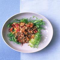 Lentil Salad with Bacon and Frisee_image