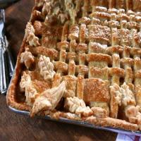 Slab Apple Pie with Lattice Crust image