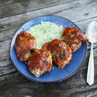 Asian Glazed Chicken Thighs image