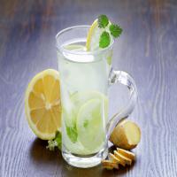 Fresh Mint and Ginger Lemonade image