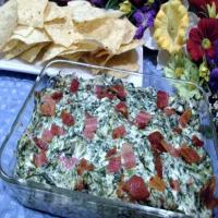 Hot Spinach Dip With Bacon_image