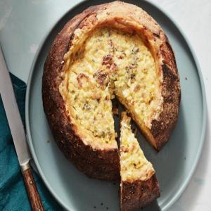 Bread Bowl Quiche Lorraine_image