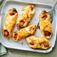Cheese & bacon turnovers image