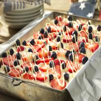Red, White and Blue Icebox Cake_image
