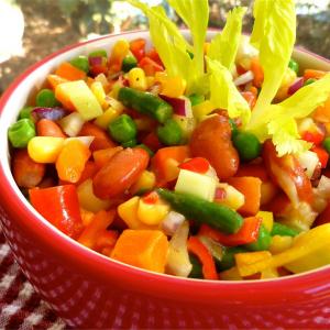 Overnight Vegetable Salad_image