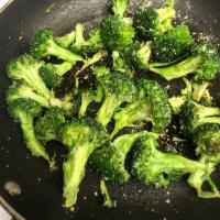 Garlic Roasted Broccoli with Parmesan Cheese image