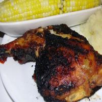 Spicy Rubbed Barbecue Chicken With Secret Sauce_image