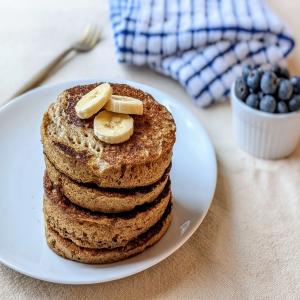 Vegan Whole Wheat Pancakes_image
