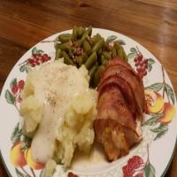 Simple Bacon Wrapped Stuffed Chicken Breasts image