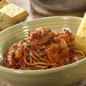 Roasted Garlic and Herb Shrimp with Spaghetti_image