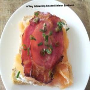 A Very Interesting Smoked Salmon Sandwich image