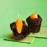 Sprouting Carrot Chocolate Cupcakes image