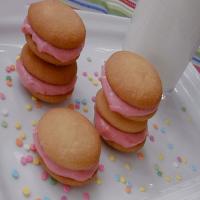 Strawberry & Cream Cheese Sandwich Cookies image