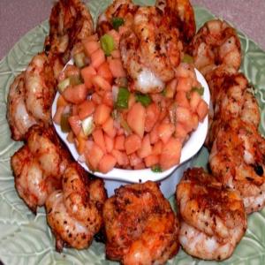 Ww 3 Points - Spicy Shrimp With Papaya Salsa_image