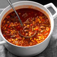 Quick Beef Vegetable Soup image
