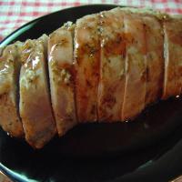 Juicy Herbed Pork Loin With Currant Sauce image