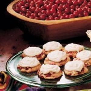Frosted Cranberry Drop Cookies image