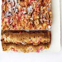 Rhubarb spice cake image
