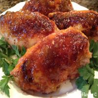 Bourbon Peach Glazed Chicken Breasts Recipe - (4.5/5) image