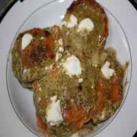 Cheesy Toasted Ravioli With Pesto_image