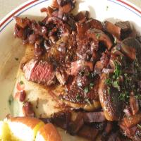 Filet Mignon Au Bordelaise - Steak in Red Wine With Shallots image