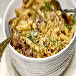Caramelized Fennel and Spicy Sausage Pasta_image