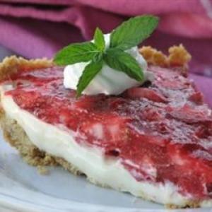 Rhubarb Berry Cheesecake Pie_image