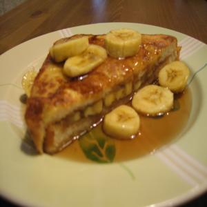 Banana and Peanut Butter Toast image