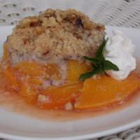 Peach Crisp with Oatmeal-Walnut Topping image