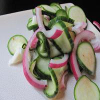 Cucumber-Zucchini Salad image