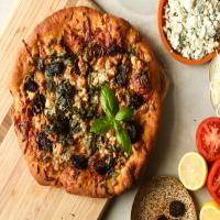 Maggie and Peter's Blue Cheese and Fig Pizza image