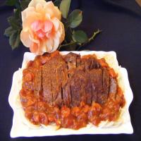 Crock Pot Beef Roast With Tomato Madeira Sauce_image