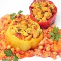 Mexican Chicken Stuffed Peppers image