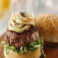 Grilled Onion-Topped Caesar Burgers image