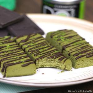 Healthy Matcha Green Tea Fudge Protein Bars Recipe - (4/5)_image