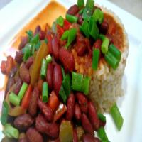 Lighter Cajun Red Beans and Rice image